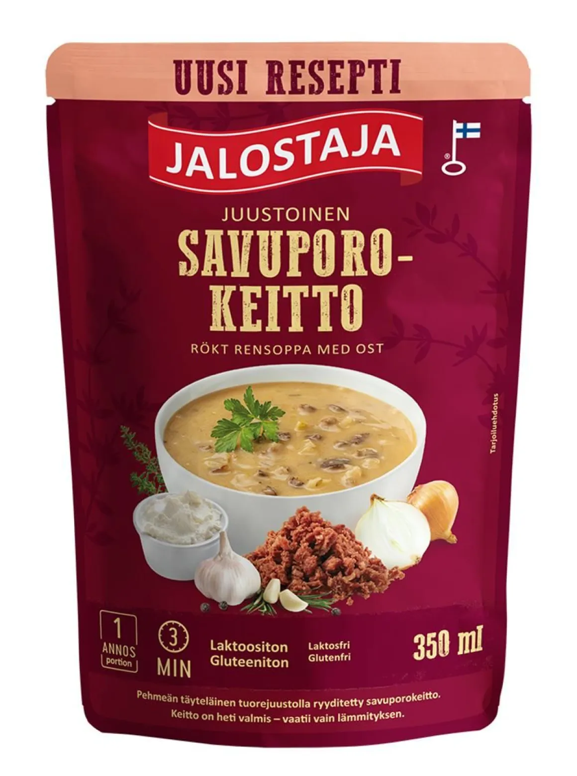 JALOSTAJA JUUSTOINEN SAVUPOROKEITTO 350 ML