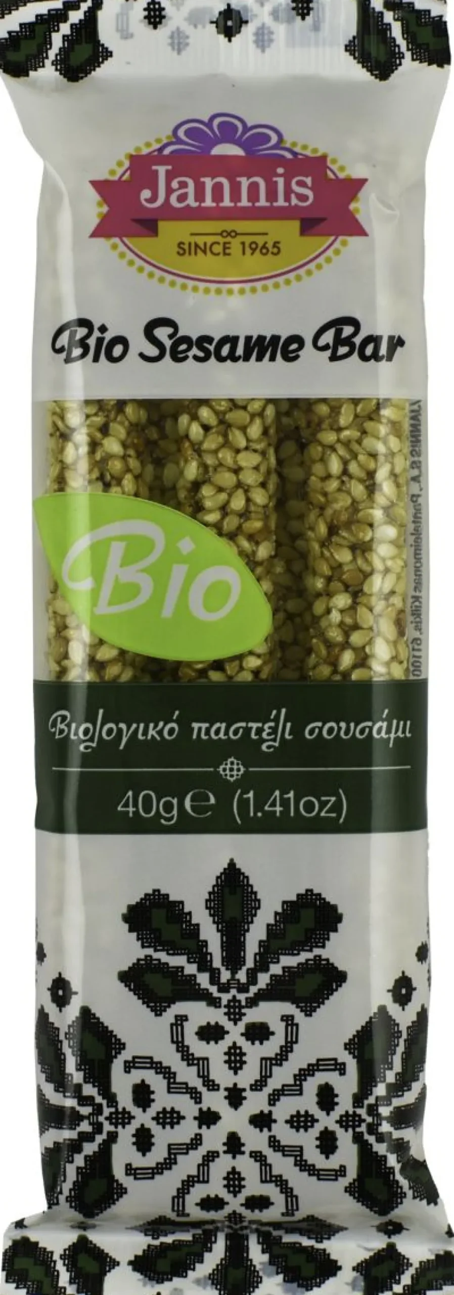 JANNIS SEESAMLEVY LUOMU 40 G