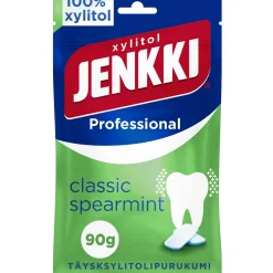 JENKKI PROFESSIONAL CLASSIC SPEARMINT TÄYSKSYLITOLIPURUKUMI 90 G