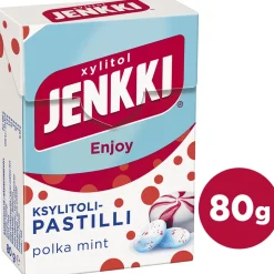 JENKKI ENJOY POLKAMINT PASTILLI  80 G