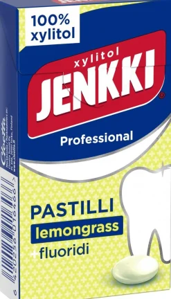 JENKKI PROFESSIONAL LEMONGRASS +FLUORIDI PASTILLI 34 G