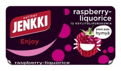 JENKKI TWISTED RASPBERRY-LIQUORICE PURUKUMI 18 G