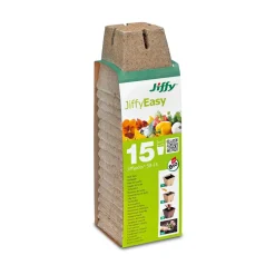 JIFFY TURVERUUKKU 8 CM NELIÖ 15KPL