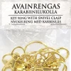 J.K. PRIMECO AVAINRENGAS KARABIINILUKOLLA KULTA 5KPL