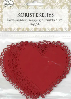 J.K. PRIMECO KORISTEKEHYS SYDÄN PUNAINEN 5KPL