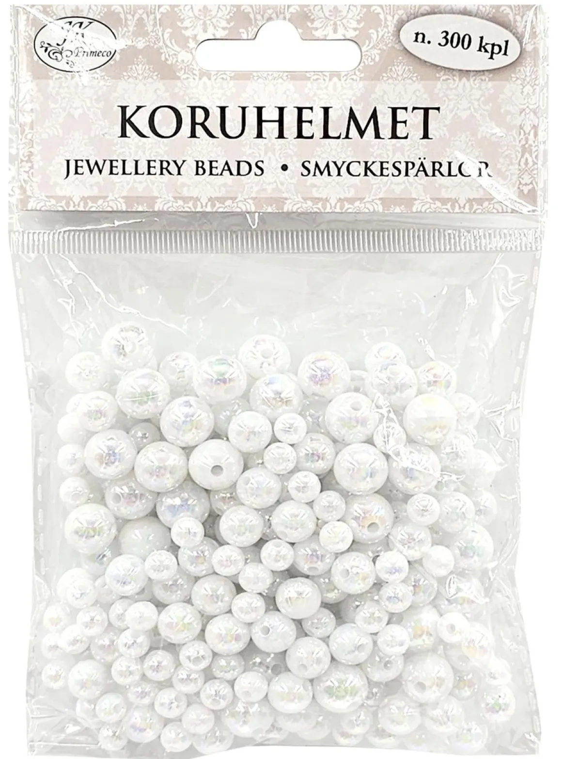 J.K. PRIMECO KORUHELMET VALKOINEN 300KPL