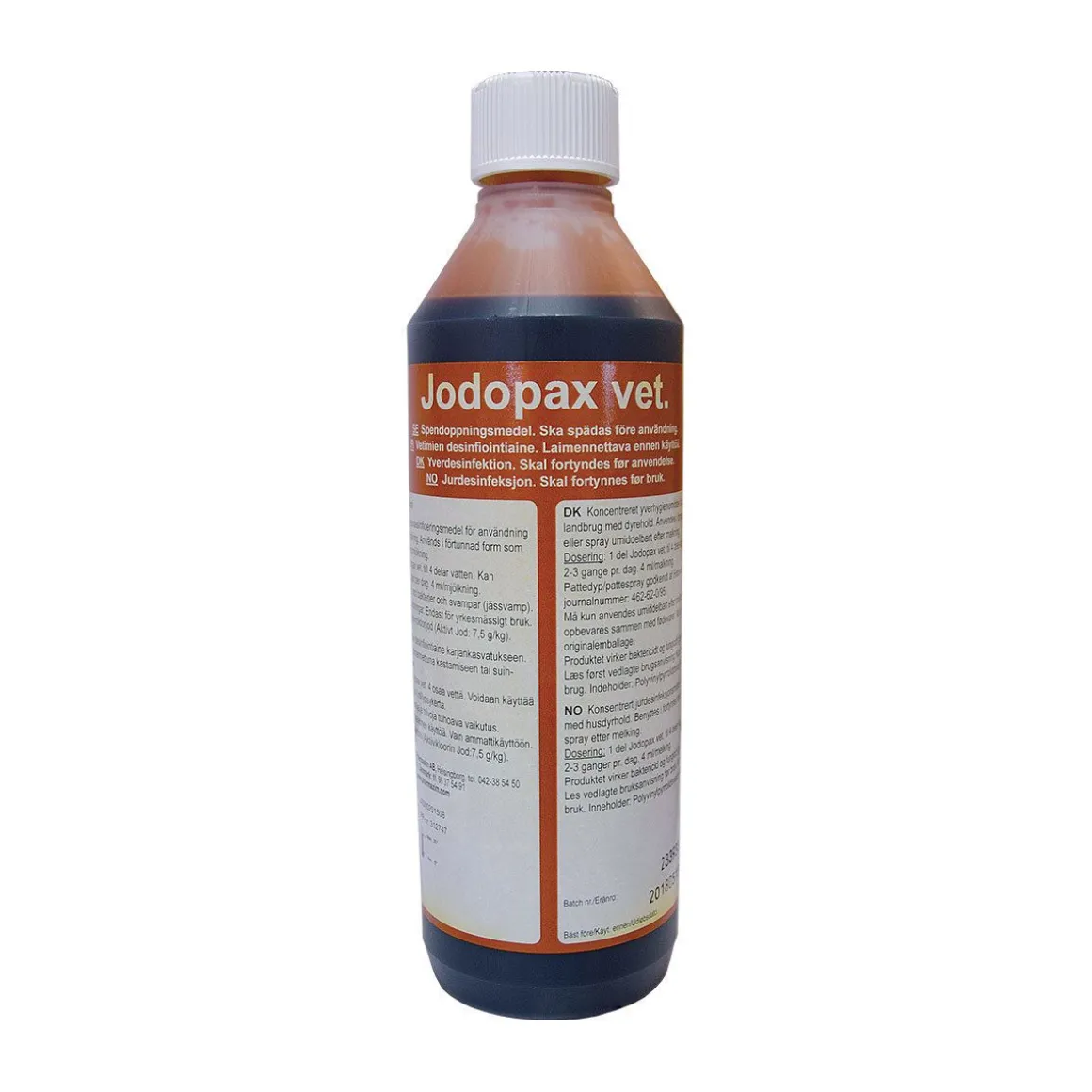 JODOPAX VET YLEISDESINFIOINTIAINE 500 ML