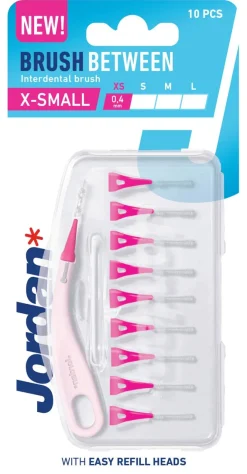 JORDAN HAMMASVÄLIHARJA BRUSH BETWEEN XS 0,4MM 10KPL 10 KPL