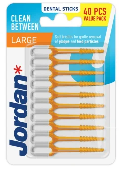 JORDAN CLEAN BETWEEN LARGE SIZE HAMMASTIKKU 40KPL 40 KPL