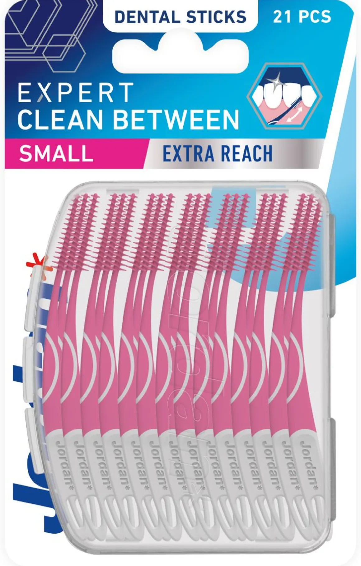 JORDAN EXPERT CLEAN BETWEEN SMALL HAMMASTIKKU 21 KPL