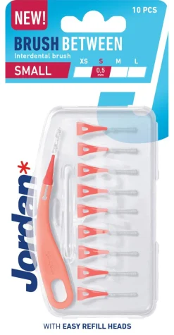 JORDAN HAMMASVÄLIHARJA BRUSH BETWEEN S 0,5MM 10KPL 10 KPL
