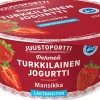 JUUSTOPORTTI TURKKILAINEN JOGURTTI MANSIKKA LAKTON 150 G