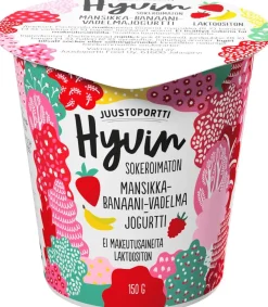 JUUSTOPORTTI HYVIN SOKEROIMATON JOGURTTI MAN-VAD-BAN LAKTON 150 G