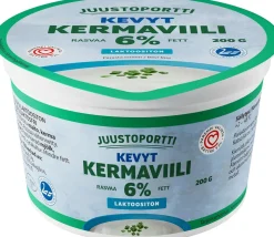 JUUSTOPORTTI KEVYT KERMAVIILI 6% LAKTON 200 G