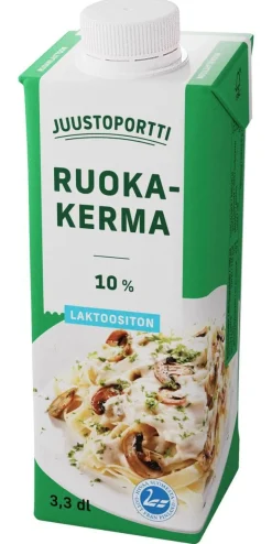 JUUSTOPORTTI RUOKAKERMA 10% LAKTON 330 ML