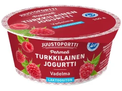 JUUSTOPORTTI TURKKILAINEN JOGURTTI VADELMA LAKTON 150 G