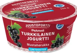 JUUSTOPORTTI TURKKILAINEN JOGURTTI MUSTAHERUKKA LAKTON 150 G