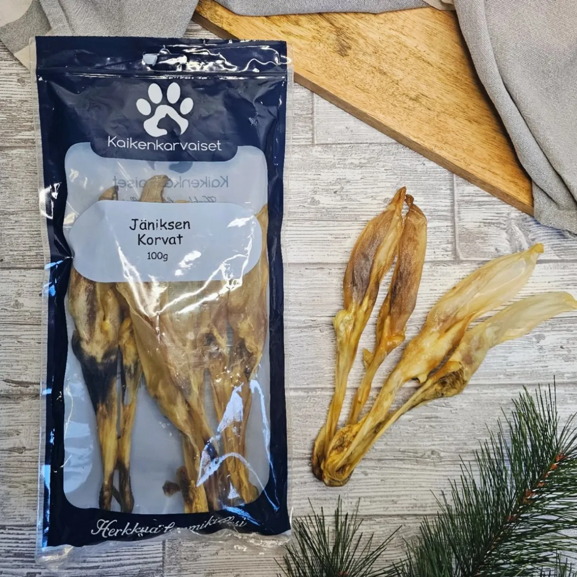 KAIKENKARVAISET JÄNIKSEN KORVAT 100 G