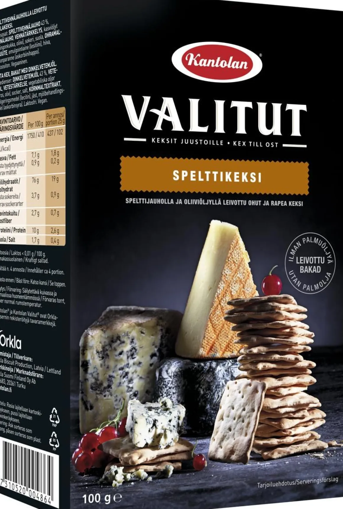 KANTOLAN VALITUT SPELTTIKEKSI 100 G