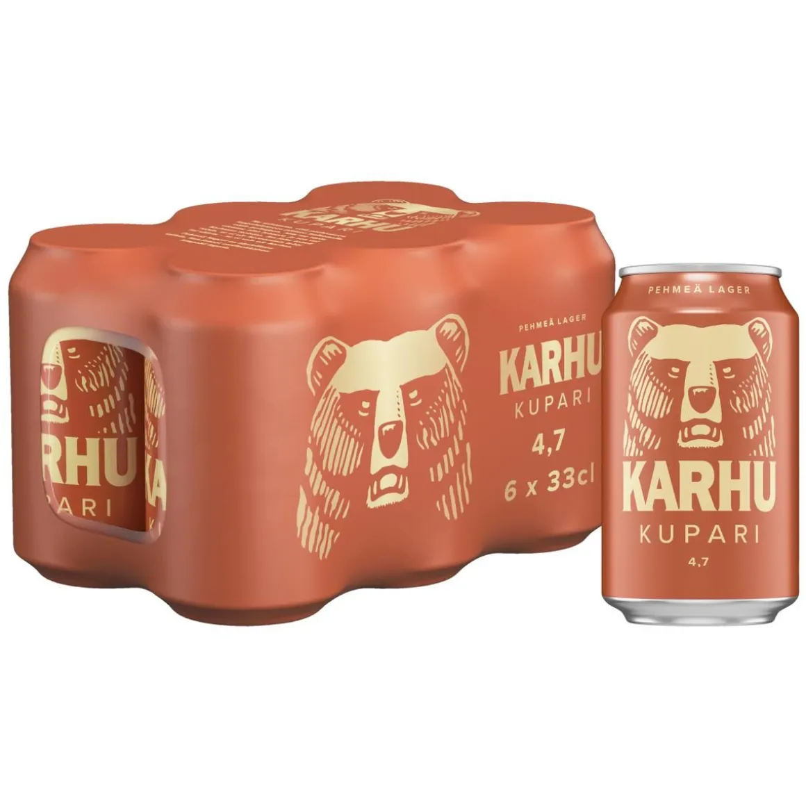 KARHU 4,7% KUPARI 0,33 TLK 6-PACK 1,98 L
