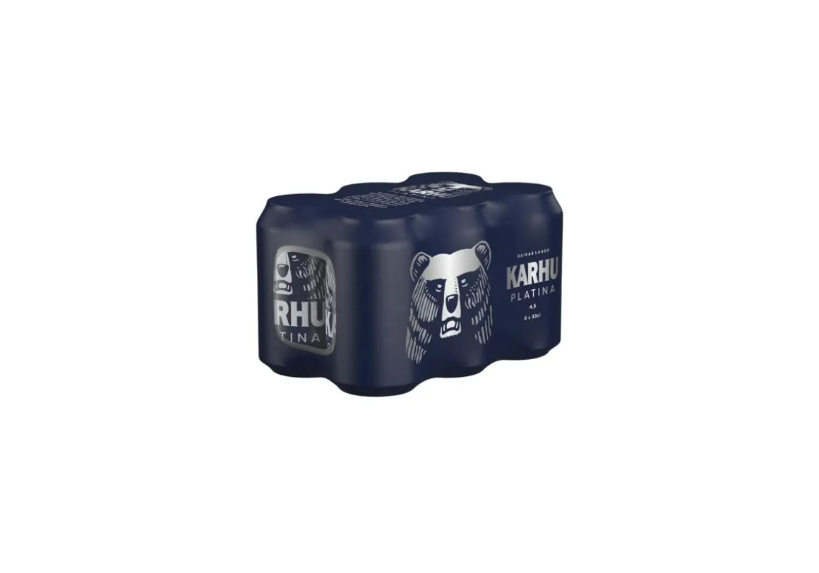 KARHU 4,5% PLATINA 0,33 TLK 6-PACK 1,98 L