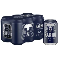 KARHU 4,5% PLATINA 0,33 TLK 6-PACK 1,98 L
