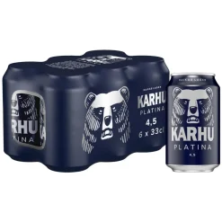 KARHU 4,5% PLATINA 0,33 TLK 6-PACK 1,98 L