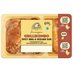 KARINIEMEN KP GRILLIKOMBO SPICY BBQ & SISILIAN SUN 550 G