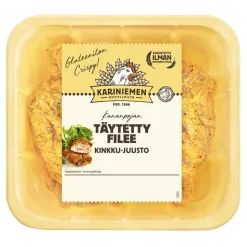 KARINIEMEN KP TÄYTETTY FILEE KINKKU-JUUSTO 380 G