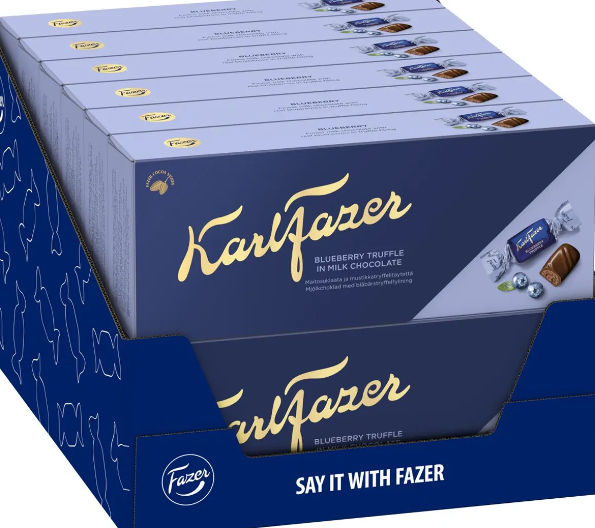 KARL FAZER MUSTIKKATRYFFELI SUKLAAKONVEHTI 250 G