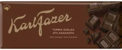 KARL FAZER TUMMA SUKLAALEVY  180 G