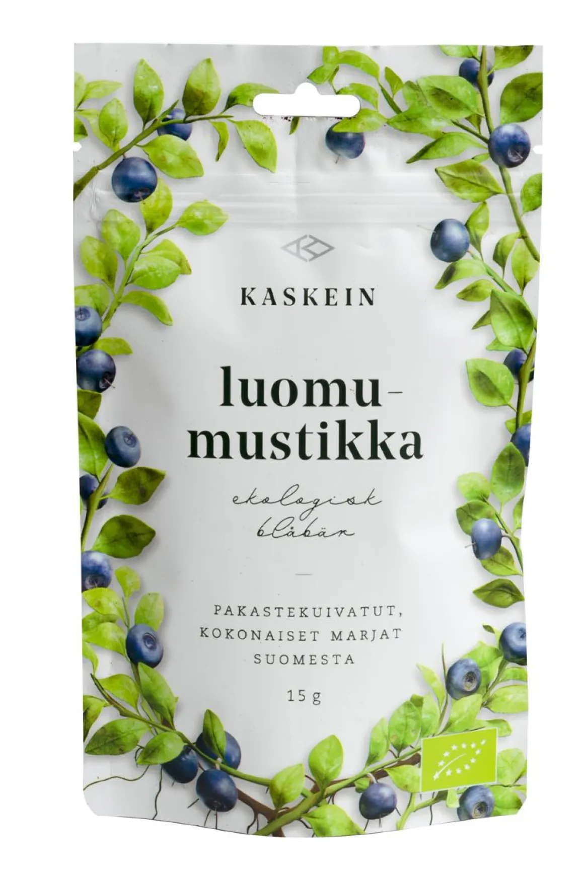 KASKEIN MUSTIKKA PAKASTEKUIVATTU LUOMU 15 G