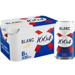 K1664 BLANC 5% 0,33 TLK 6-PACK 1,98 L