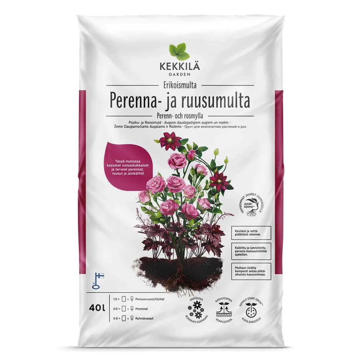 KEKKILÄ PERENNA- JA RUUSUMULTA 40 L