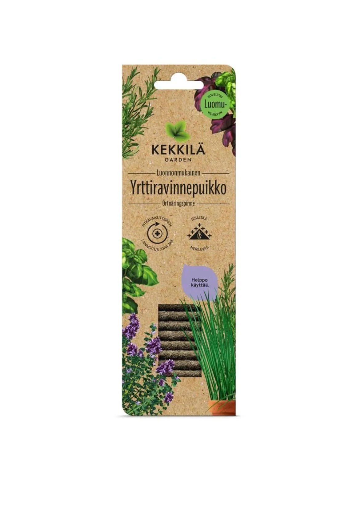 KEKKILÄ YRTTIRAVINNEPUIKKO, LUONNONMUKAINEN 30 KPL
