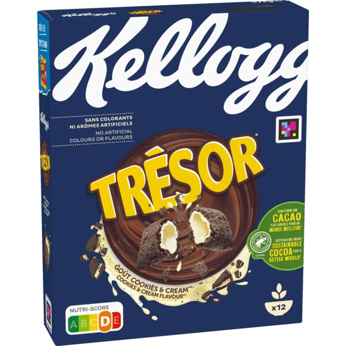KELLOGG'S TRESOR COOKIES & CREAM 375 G