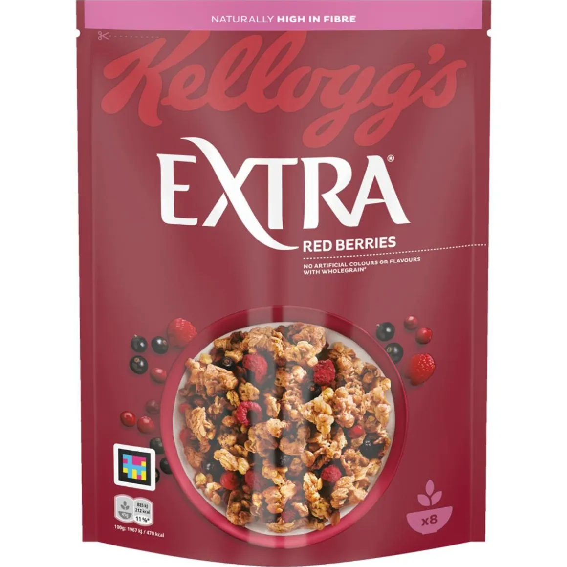 KELLOGG'S EXTRA RED BERRIES 400 G
