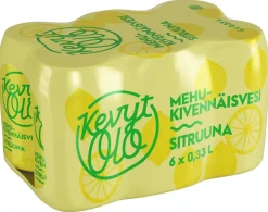 KEVYTOLO MEHUKIVENNÄISVESI SITRUUNA 0,33 TLK 6-PACK 1,98 L