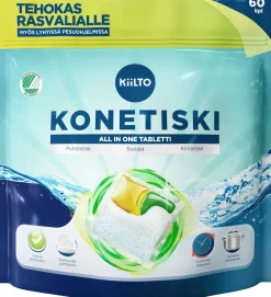 KIILTO ALL IN 1 KONETISKITABLETTI 60 KPL 60 KPL