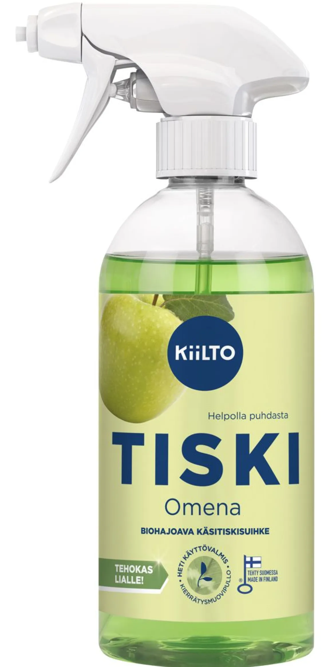 KIILTO BIOHAJOAVA SUIHKUTETTAVA KÄSITISKIAINE OMENA 475 ML