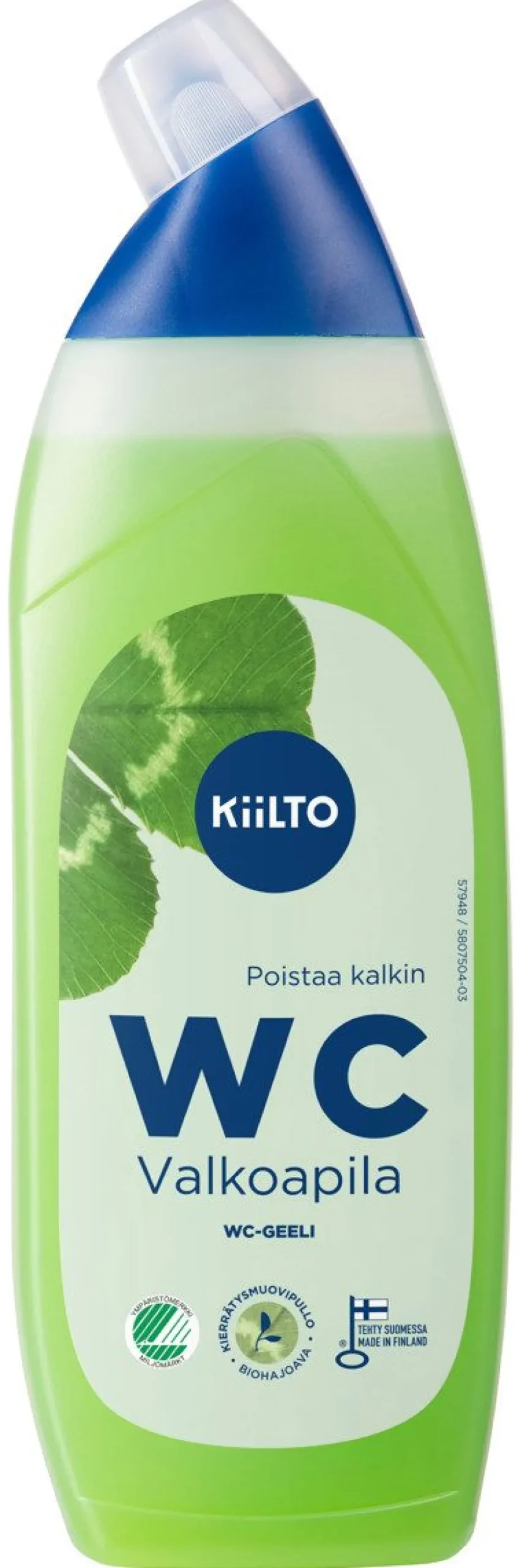 KIILTO WC-GEELI VALKOAPILA 750 ML