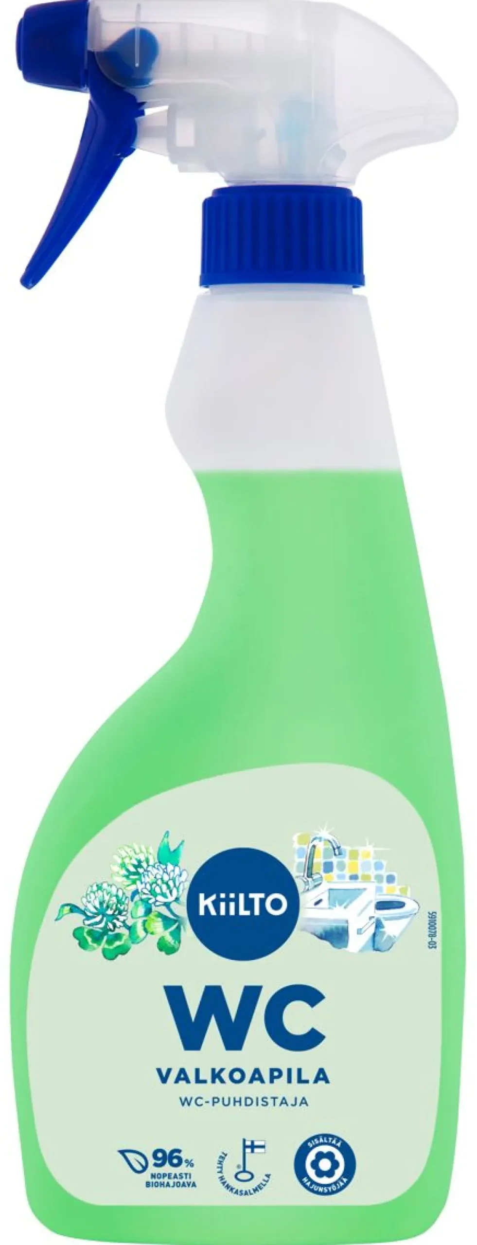KIILTO WC-PUHDISTAJA VALKOAPILA SPRAY 500 ML