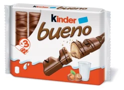 KINDER KINDER BUENO MAITOSUKLAAPATUKKA 3-PACK 129 G