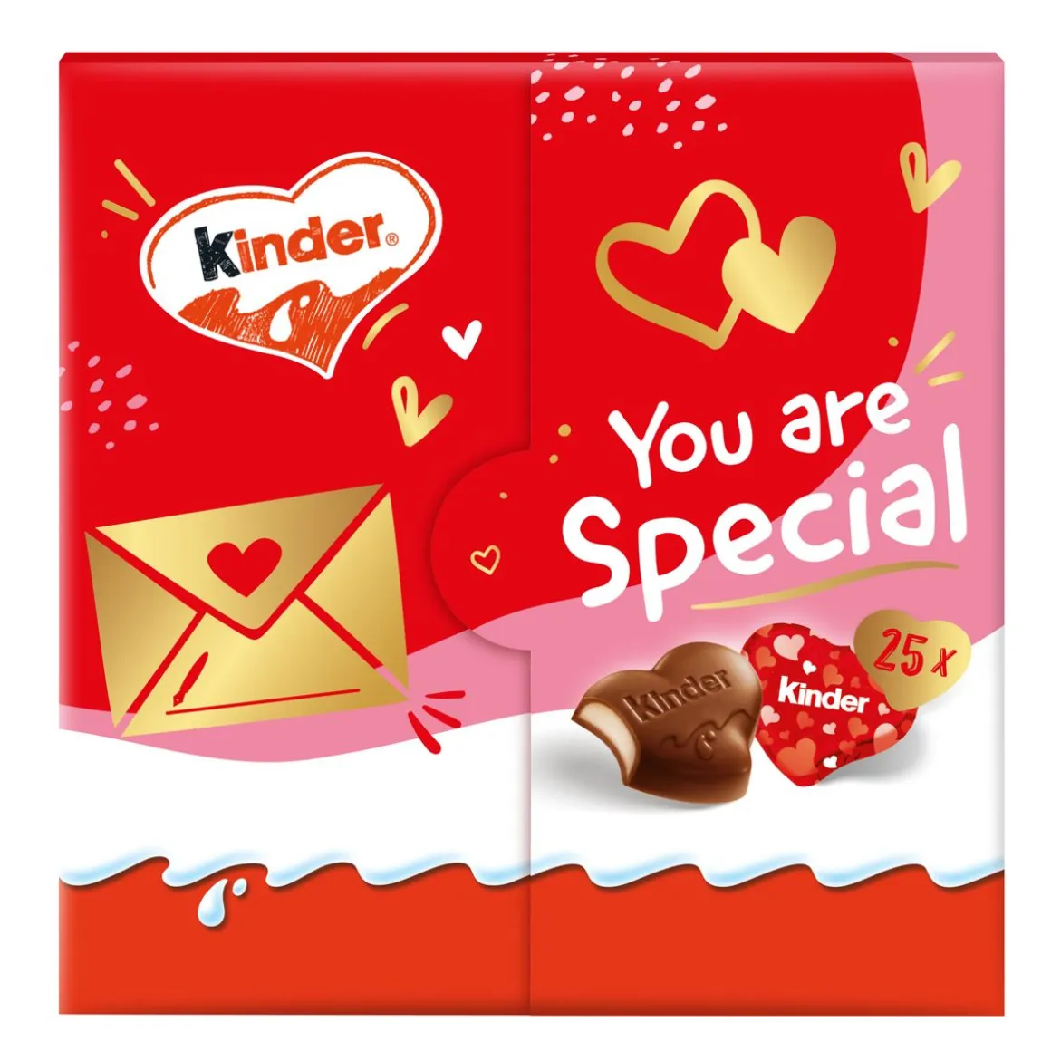 KINDER LOVE MINI VALENTINE SUKLAASYDÄNRASIA 107 G