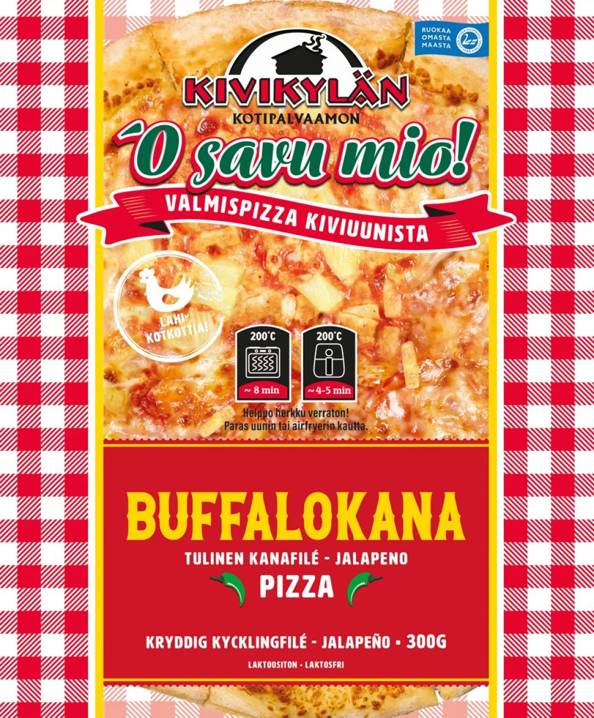 KIVIKYLÄN BUFFALOKANAPIZZA 300 G