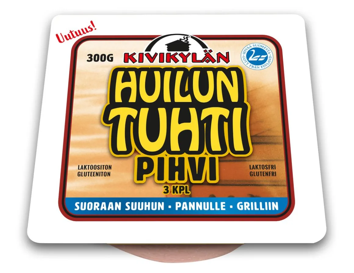 KIVIKYLÄN HUILUN TUHTI MAKKARAPIHVI 3KPL 300 G