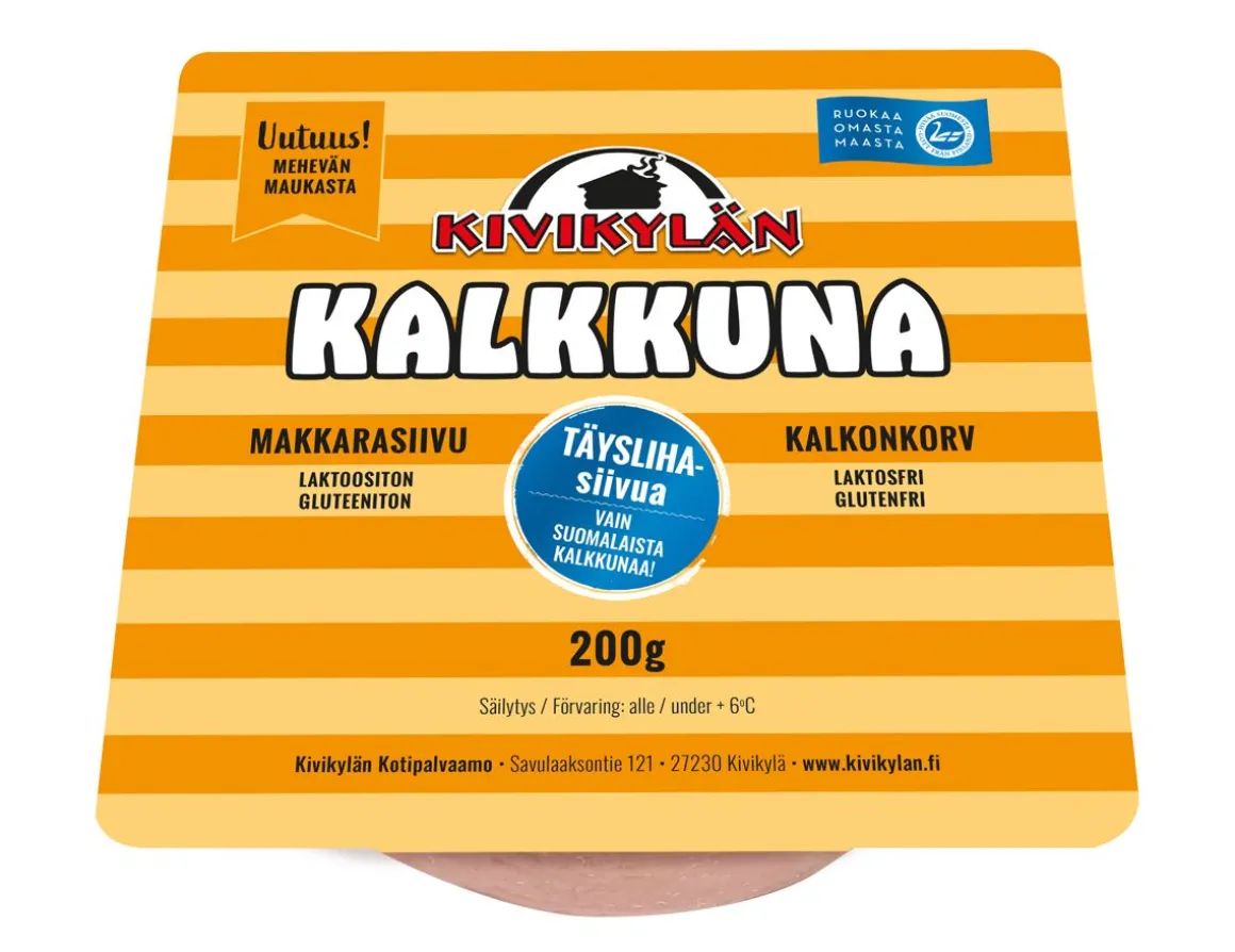 KIVIKYLÄN KALKKKUNA MAKKARASIIVU 200 G