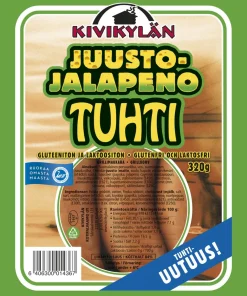 KIVIKYLÄN TUHTI GRILLIMAKKARA JUUSTO-JALOPENO 320 G