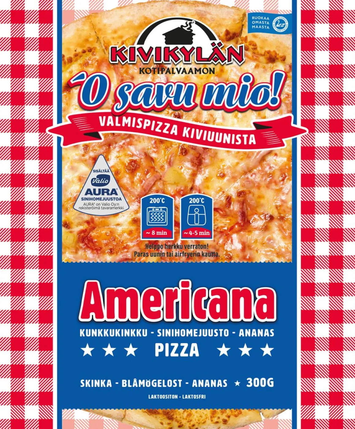KIVIKYLÄN AMERICANAPIZZA 300 G