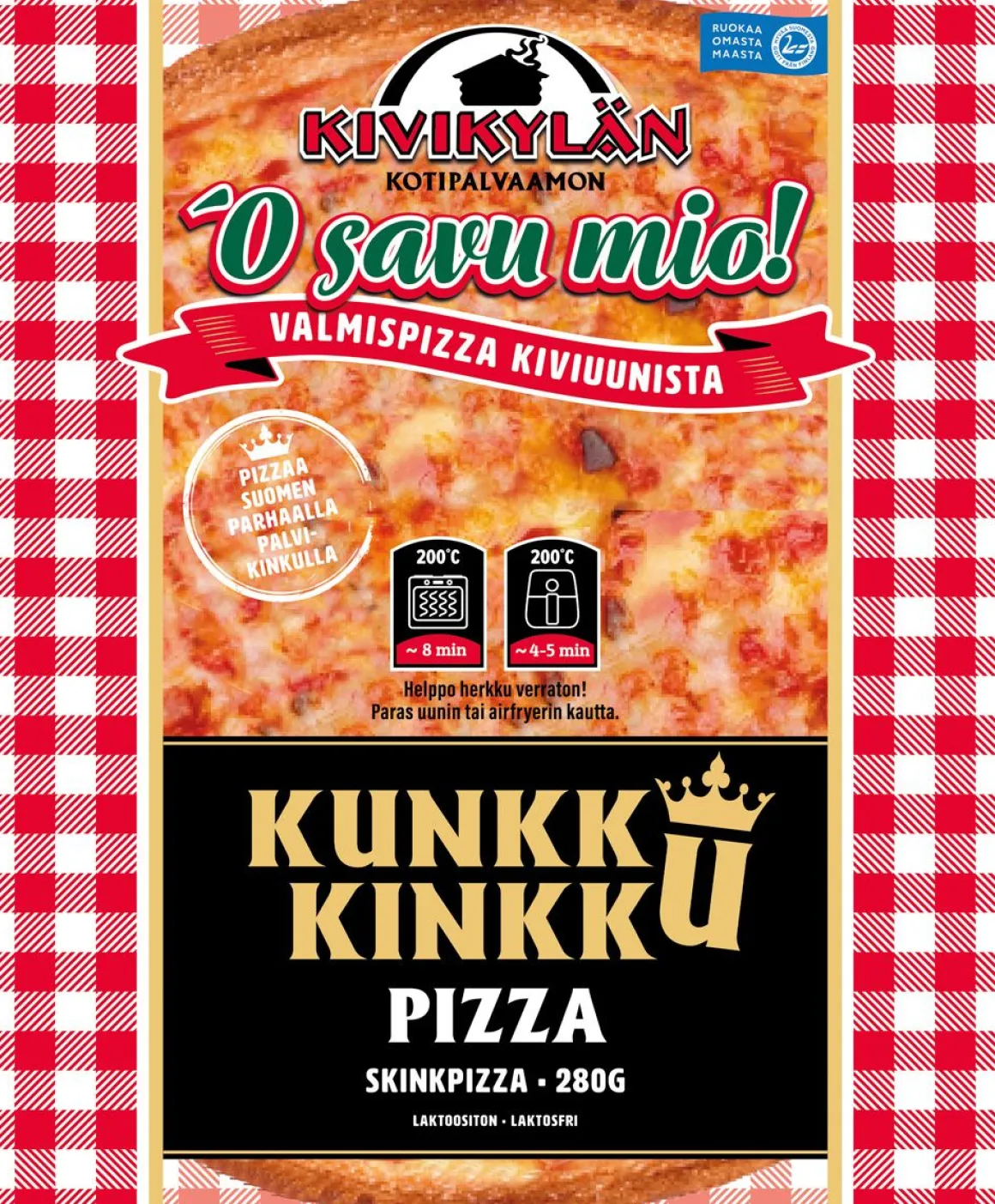 KIVIKYLÄN KUNKKUKINKKUPIZZA 280 G